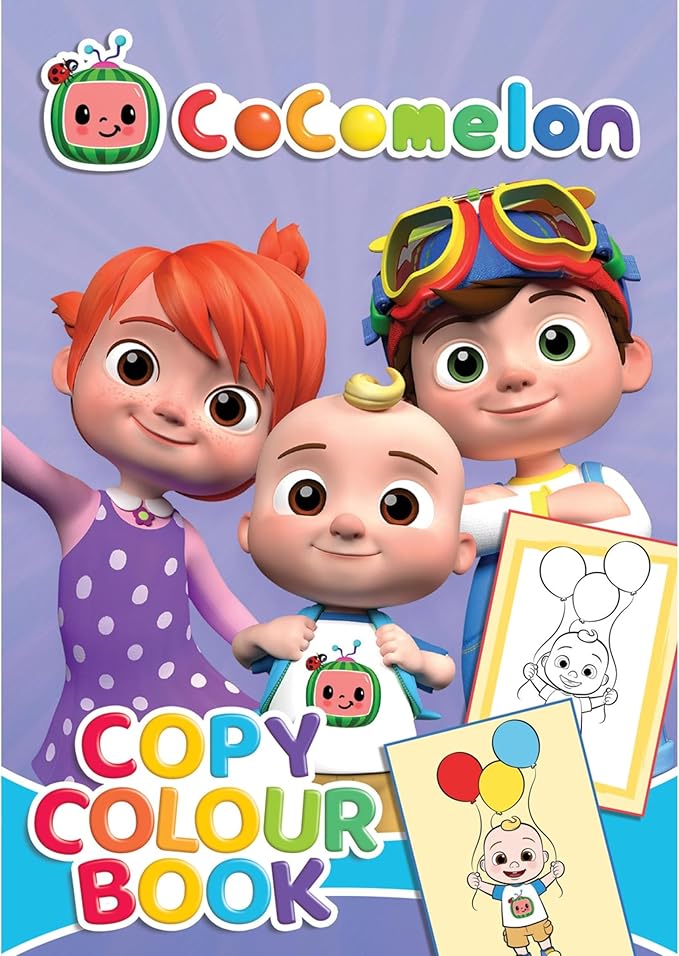 Cocomelon Copy Colour Book