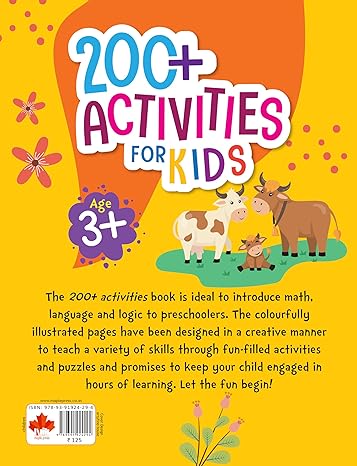 200+ ACTIVITIES FOR kIDS- 3+