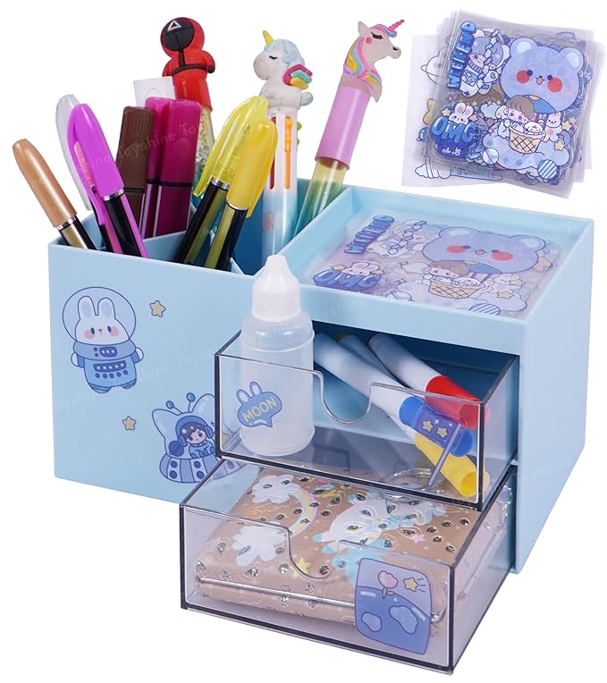 Desk storage for kids