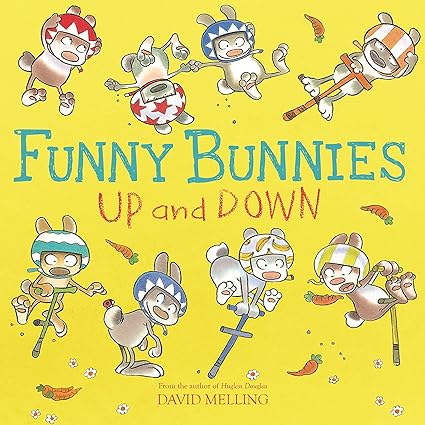 Funny bunnies up and down