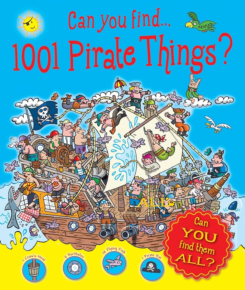 Can you find 1001 pirate things ?