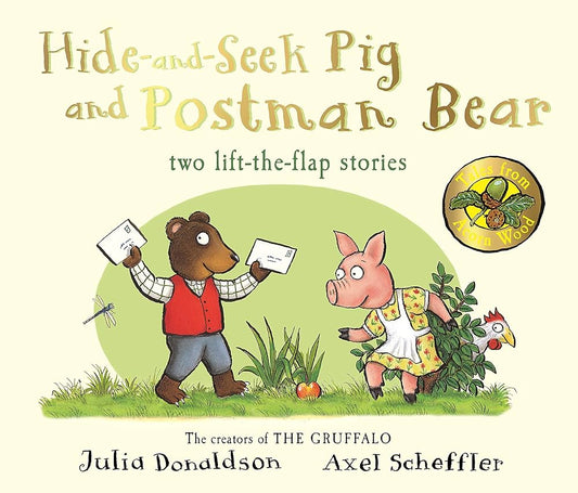 Hide and seek pig and postman bear-Two lift the flap stories