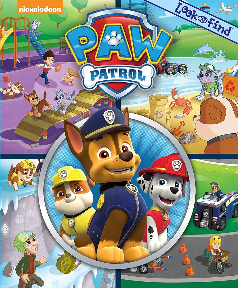 Paw patrol -look and find