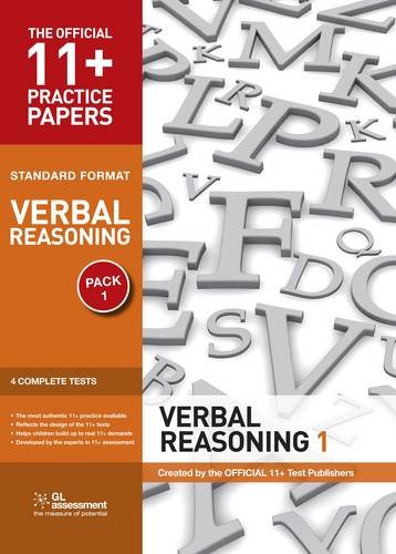 The official 11+ practice papers -multiple -choice verbal reasoning 1