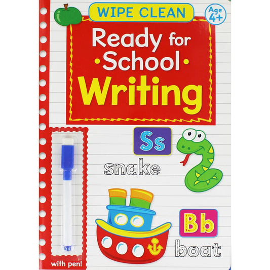 Wipe clean -ready for school writing