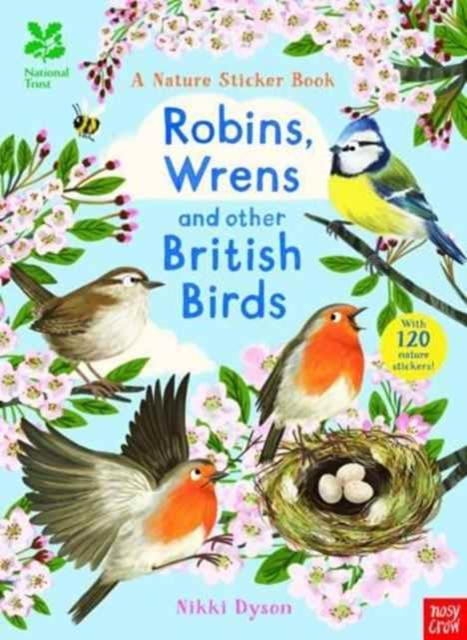 Robins, wrens and other british birds-A nature sticker book