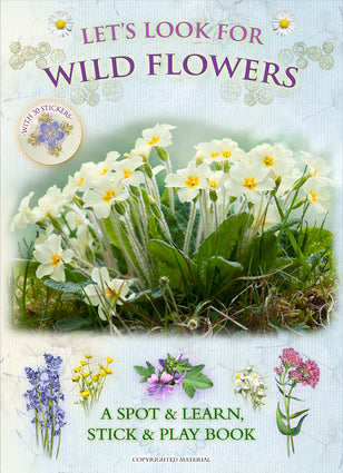 Let's look for wild flowers -a spot and learn stick and play book- Sticker book