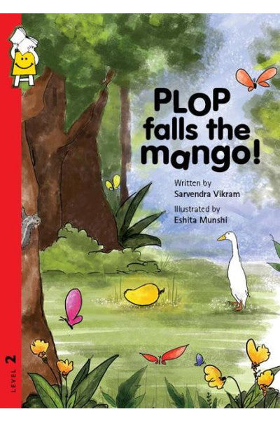 Plop falls the mango!