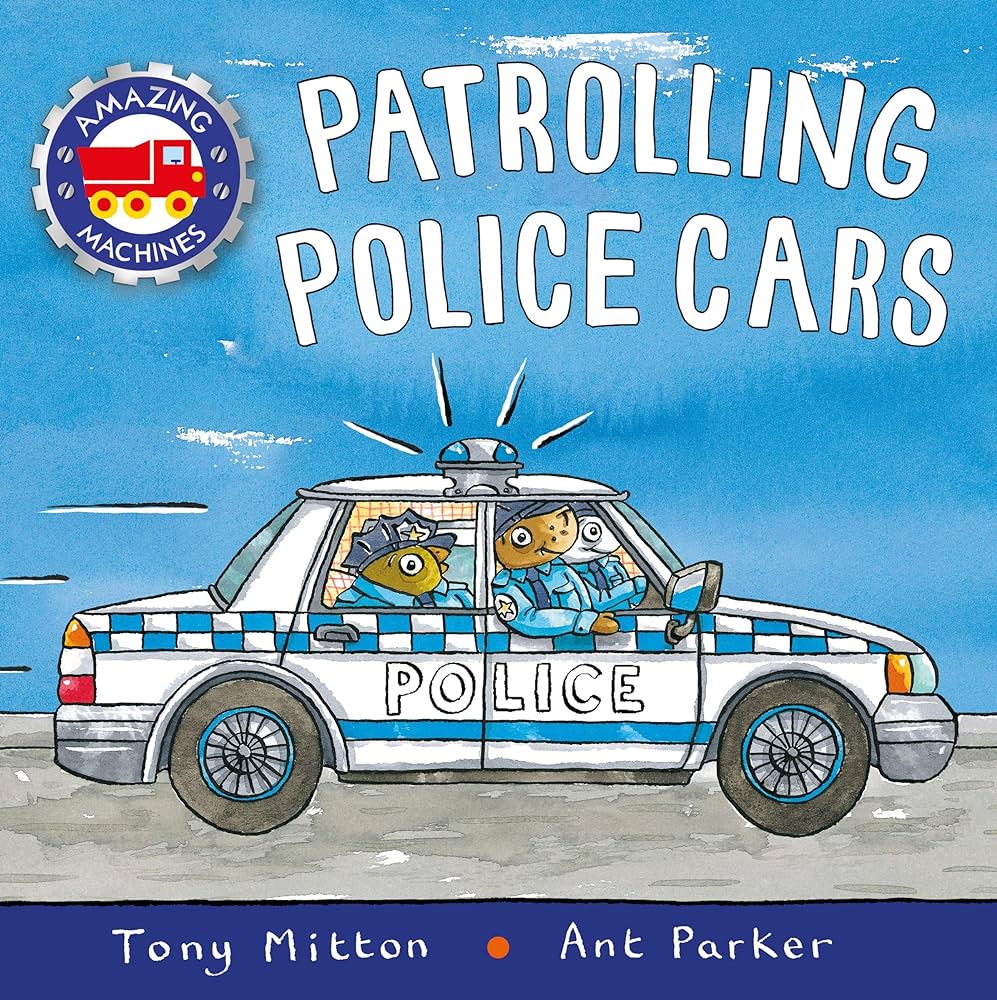 Patrolling police cars