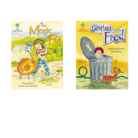 First story Rhymes- The magic pot and Dustbin fred- 2 books set