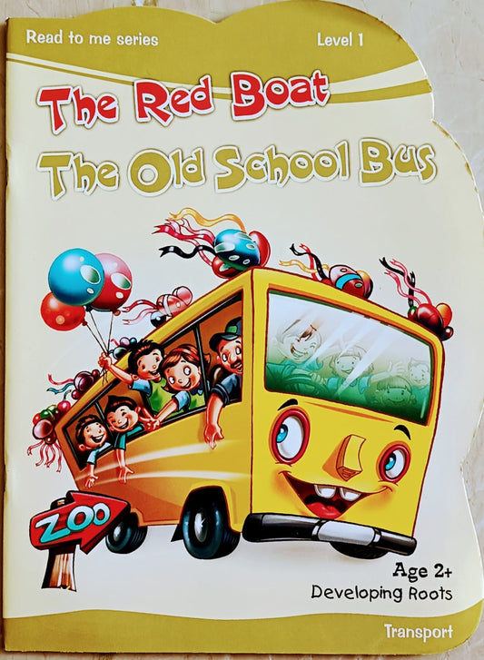 The Red Boat And The Old School Bus