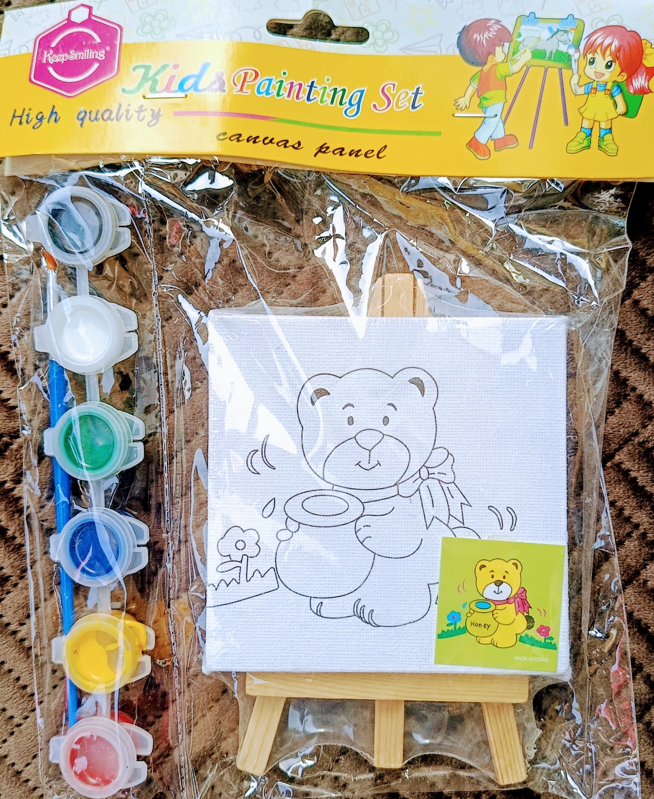 Kids Painting Set with Aisle- 4*4-Bear