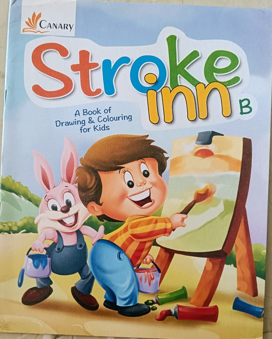 Stroke inn b-a book of drawing &colouring for kids