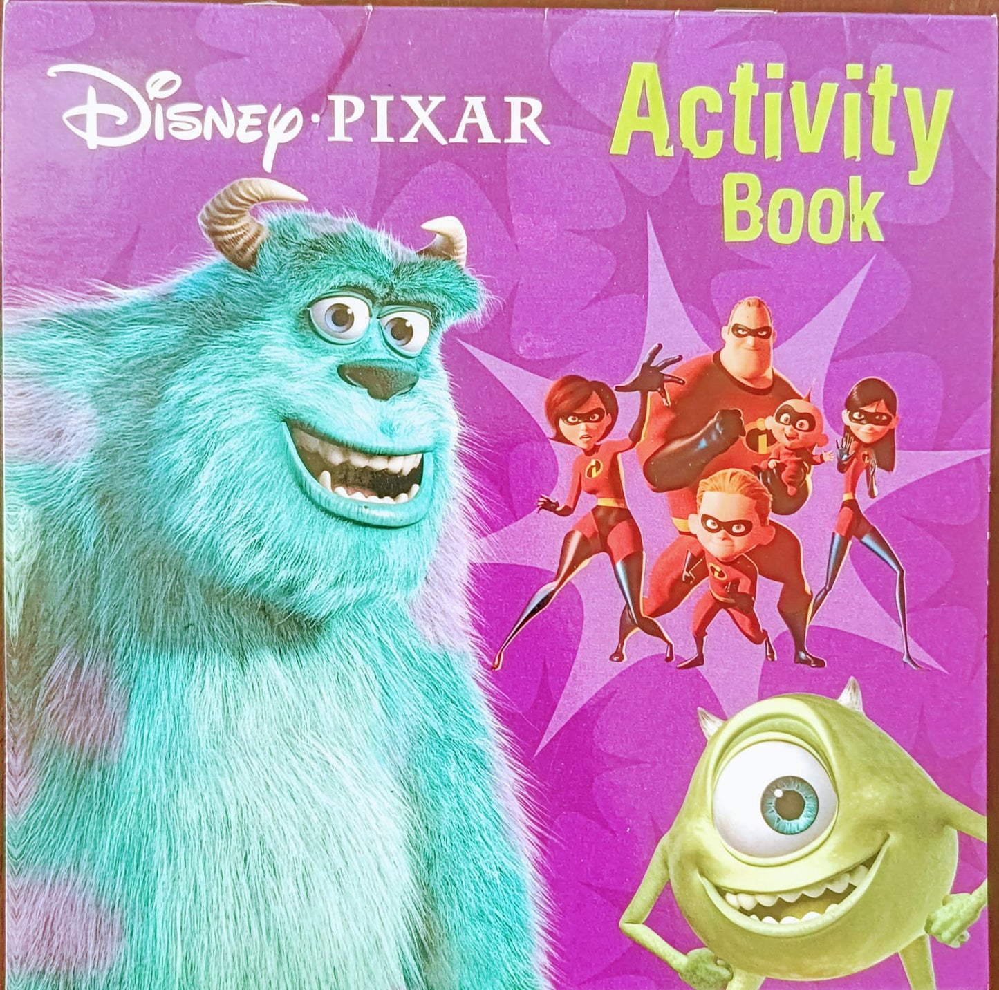 Disney pixar activity book