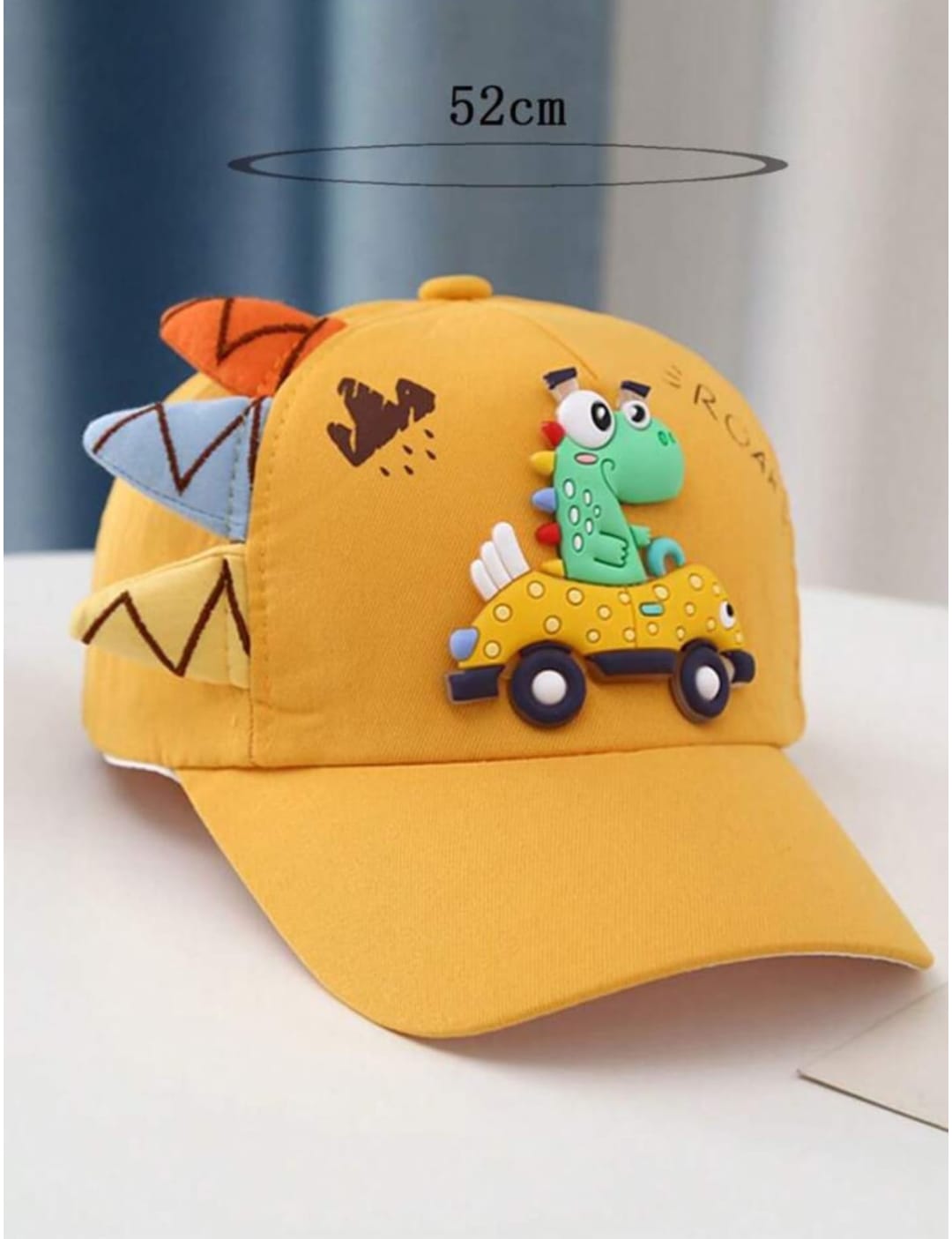 Stylish Summer Kids Cap with Dinosaur Print -3D Cap- Pack of 1