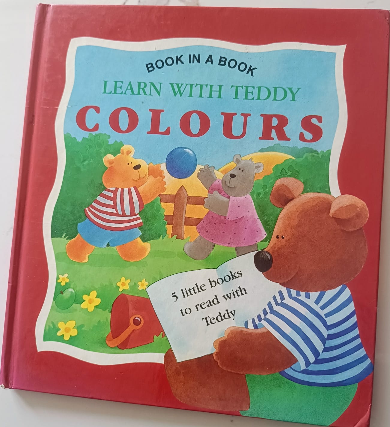 Book in a book- Learn with Teddy- Colours