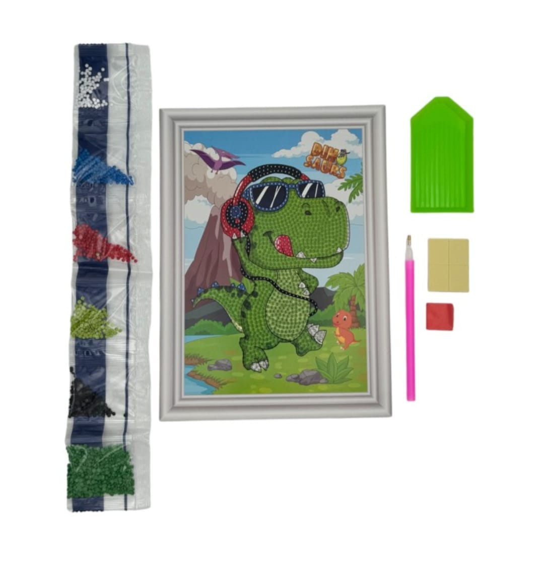 Diamond Painting Kit- Dinosaurs