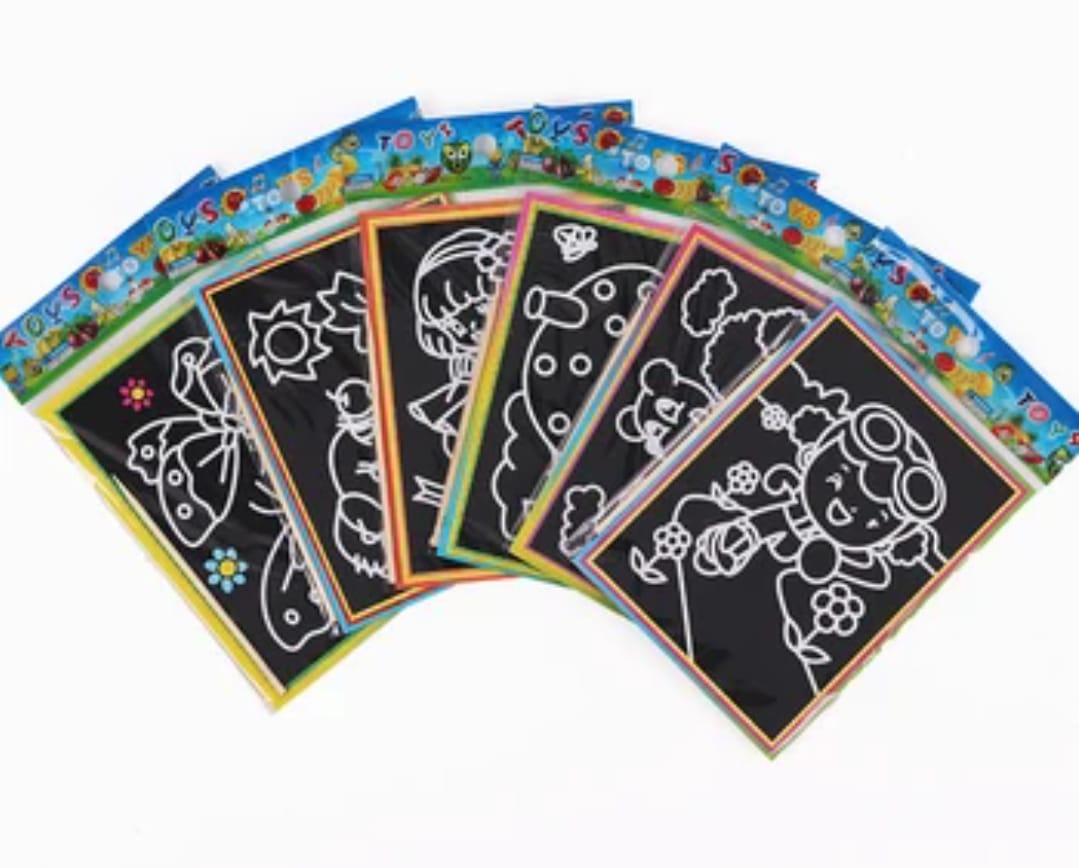 Scratch Cards- Set of 1 (4 Cards)