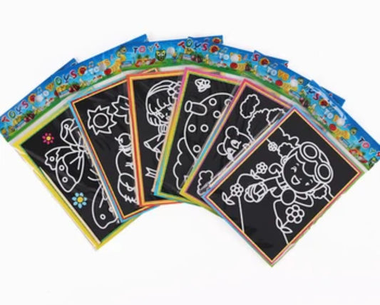 Scratch Cards- Set of 1 (4 Cards)