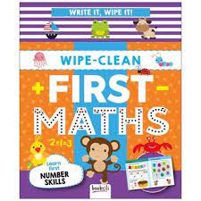 Wipe-clean first maths -learn first number skills
