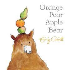 Orange pear apple bear