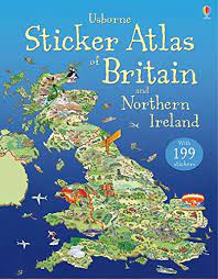 Sticker atlas of britain and northern ireland