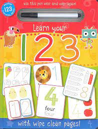 LEARN YOUR 123 !-with wipe clean pages!