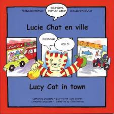 Lucy cat in town- Lucie chat en ville