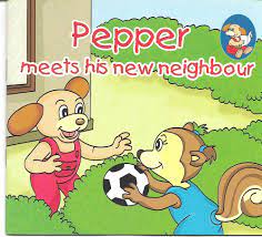 Pepper meets his new neighbour