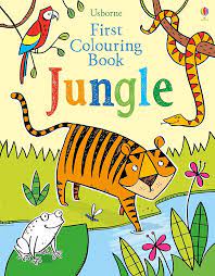 Usbone first colouring book jungle