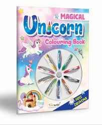 Magical Unicorn Colouring book