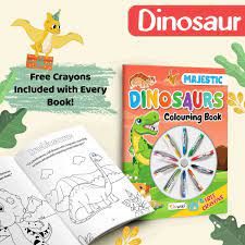 Majestic Dinosaur colouring book