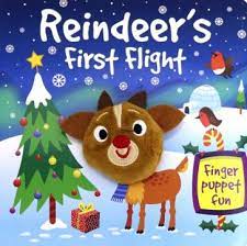 Reindeer's first flight -Puppet book