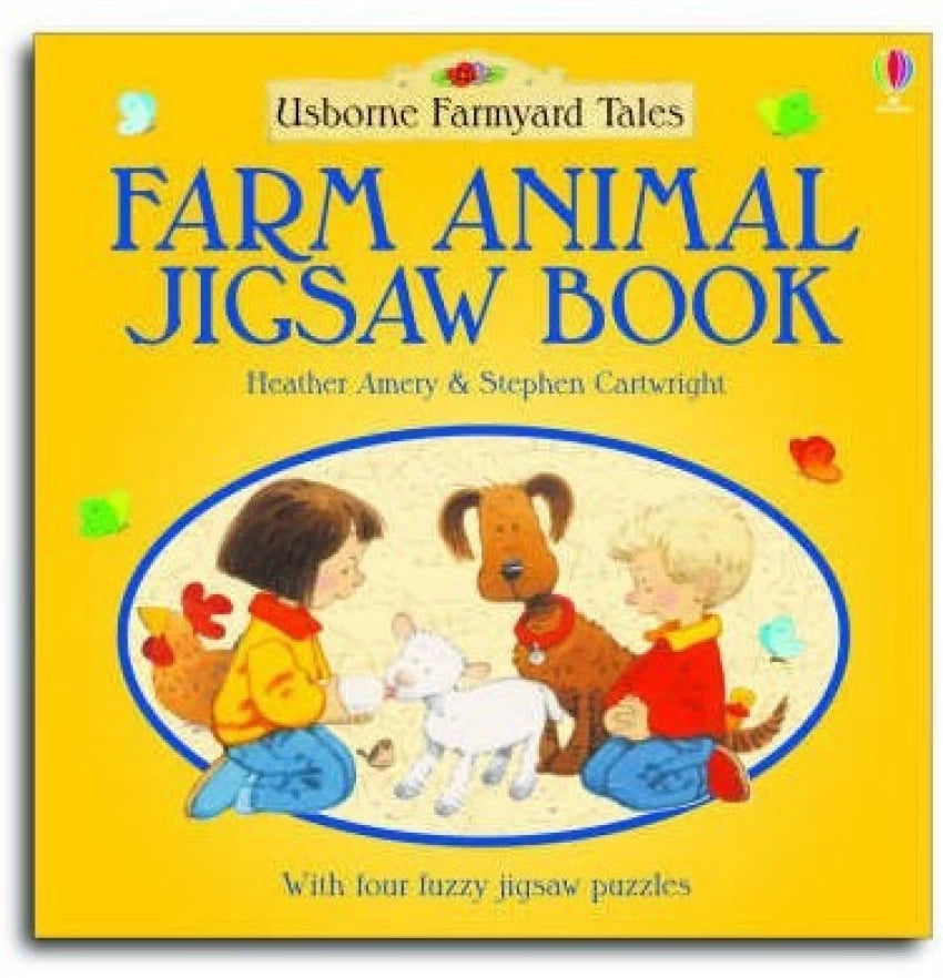 Farm animal jigsaw book