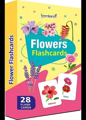 Flowers Flash Cards for kids