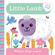 Little me - little lamb -with fun finger pupet