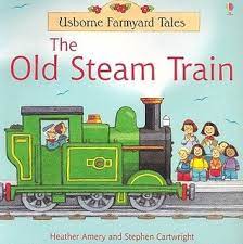 Usborne- Farmyard Tales flip books- The Old steam Train and Market Day