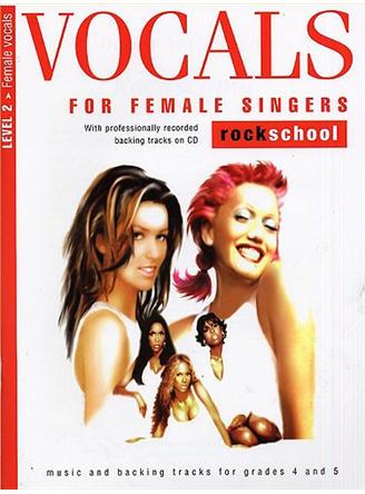 Vocals for female singers -with professionally recorded backing tracks on 2 CDs