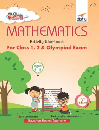 Perfect Genius Mathematics Activity Workbook For class 1 & 2 Olympiad exam