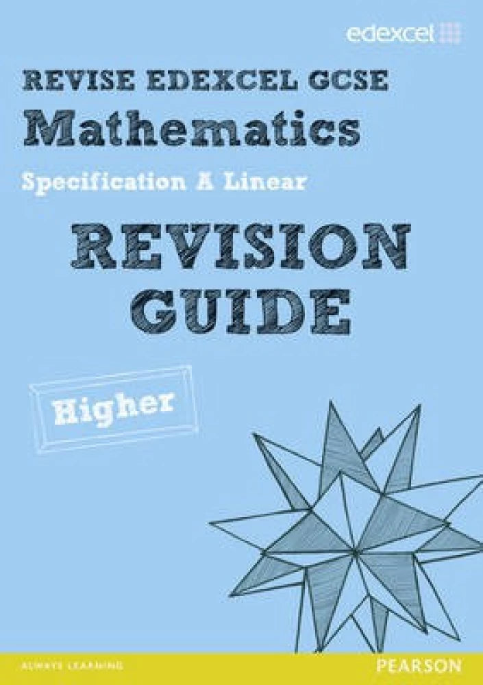 REvise edexcel Gcse mathematics -specification a linear revision guide