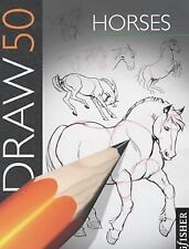 Draw 50 horses