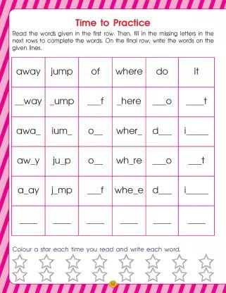 Very First Sight words and Sentences Level 2