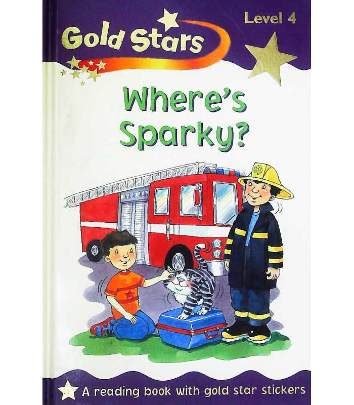 Where's sparky?  level 4 -a reading book with gold star sticker